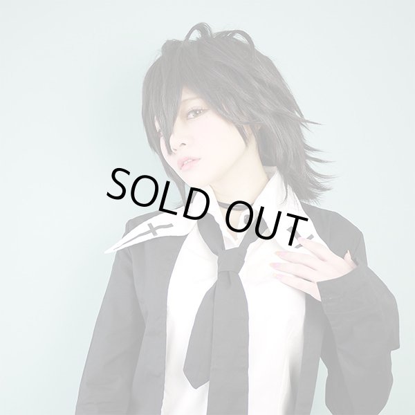 画像5: コスプレミディアムレイヤーウィッグ【オレンジ】 (5)