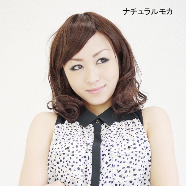 画像3: エアリーシリーズ ミディアムカールウィッグ (3)