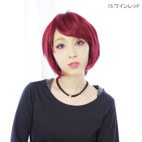 画像20: マッシュショートウィッグとケア用品のセット (20)