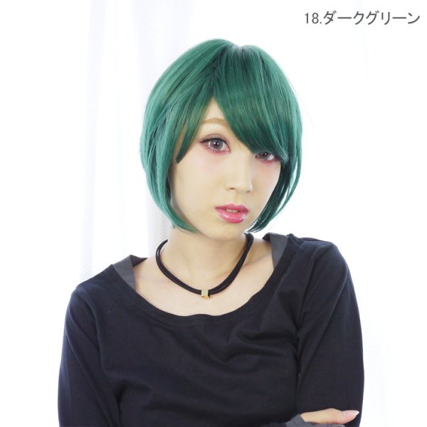 画像25: マッシュショートウィッグとケア用品のセット (25)