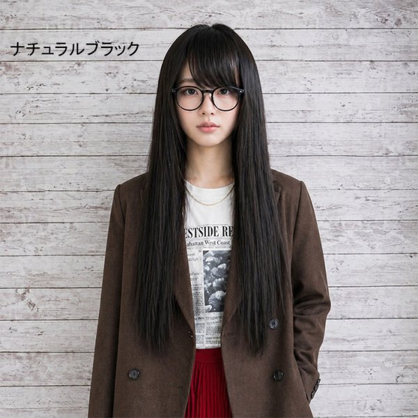 画像3: マットフロウストレートウィッグ｜自然なグラデーションカラーから落ち着いたブラウンまで揃えたロングストレートフルウィッグ (3)