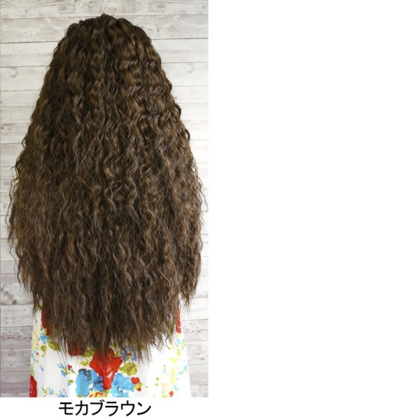 画像6: フラソバージュハーフウィッグとケア用品のセット (6)