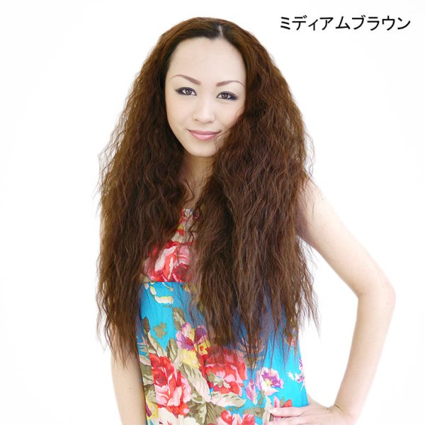 画像6: フラソバージュハーフウィッグ (6)