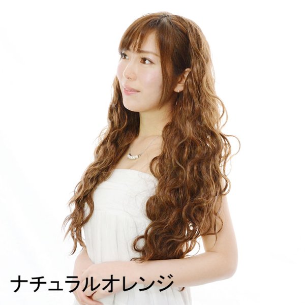 画像6: フラナチュラルウェーブハーフウィッグとケア用品のセット (6)