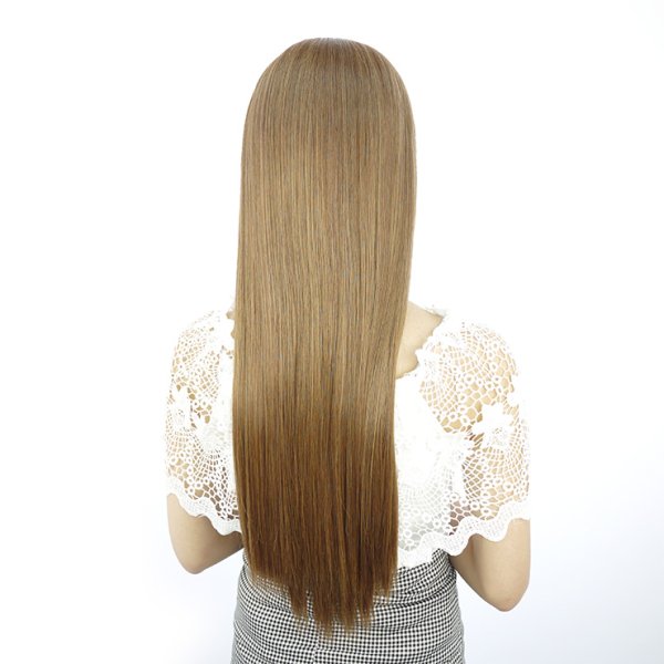 画像8: ナチュラルストレートハーフウィッグ (8)