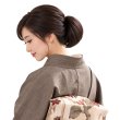 画像3: ふんわりシニヨンウィッグ｜和装・着物に似合うお団子ウィッグ・ショートポニーテール (3)