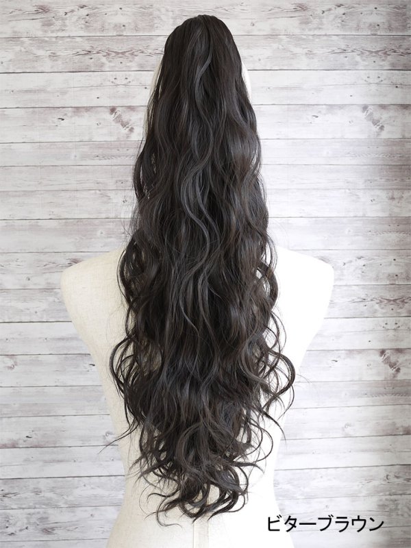 画像4: ナチュラルウェーブポニーテールウィッグ (4)