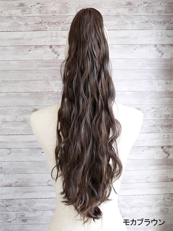 画像5: ナチュラルウェーブポニーテールウィッグ (5)