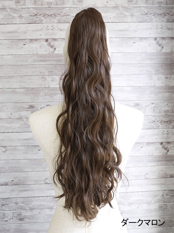 画像6: ナチュラルウェーブポニーテールウィッグ (6)