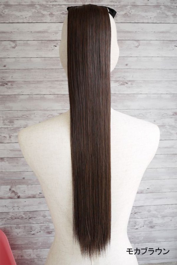 画像5: 65cmロングストレートポニーテールウィッグ (5)