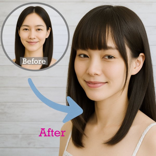 画像5: 軽量 前髪ウィッグ (5)