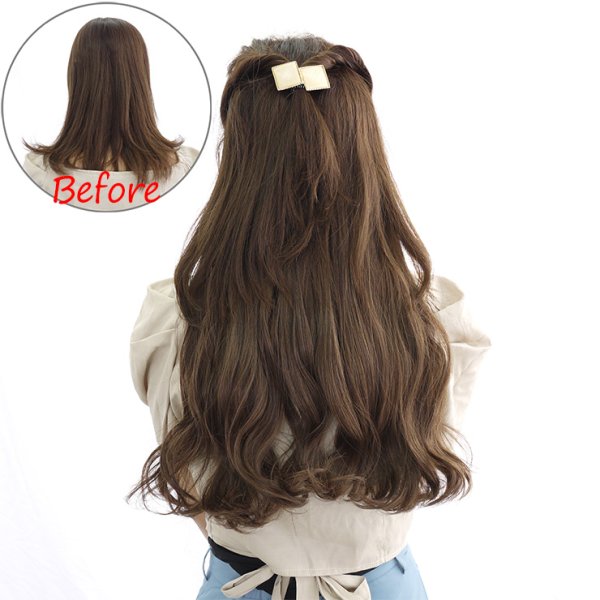 画像2: ボリューミーカール襟足エクステウィッグ (2)